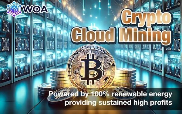 WOA CRYPTO LAUNCHES MOBILE APP FOR XRP, BTC, AND ETH CLOUD MINING